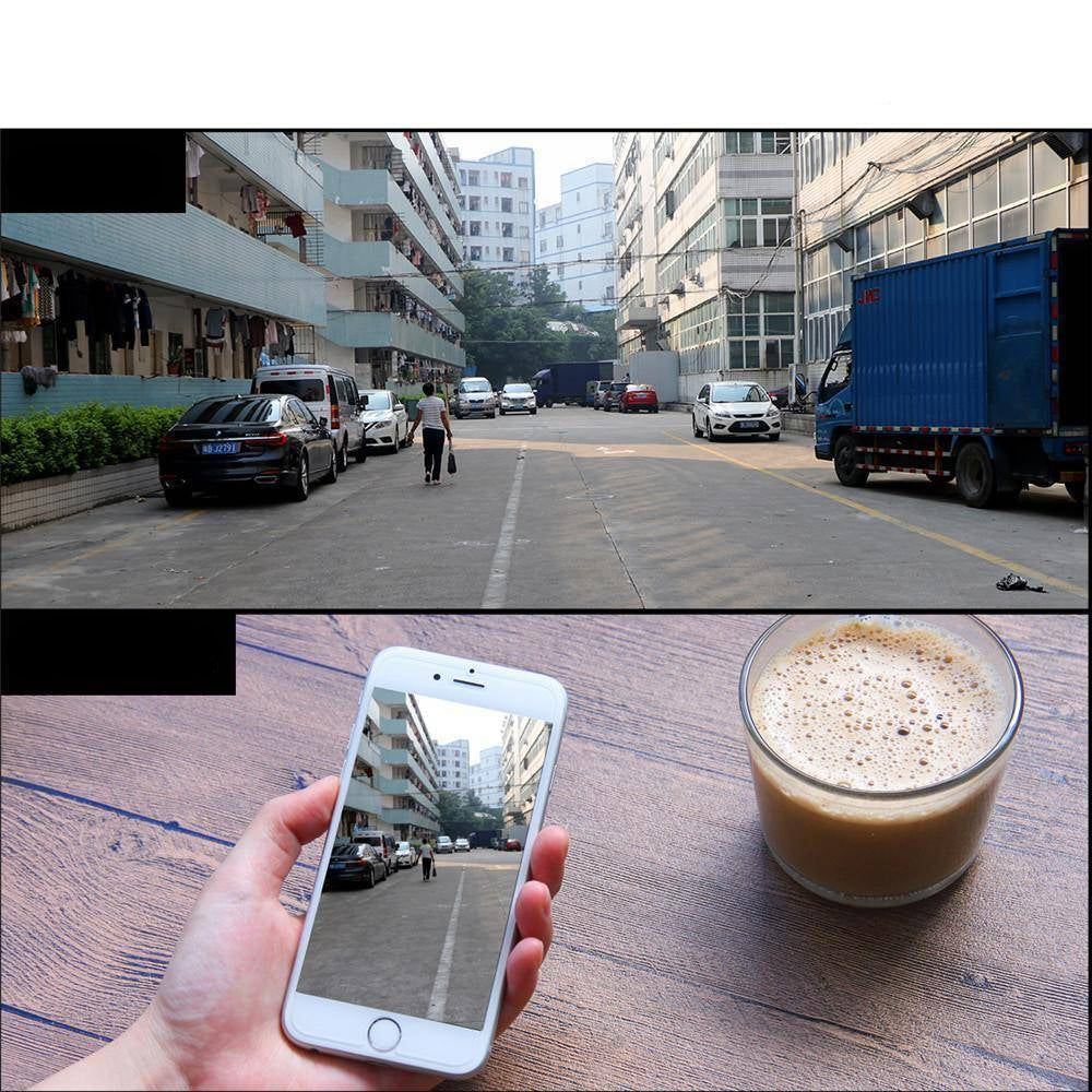 Inteligentna Kamera Samochodowa 1080P z Wi-Fi i Obiektywem 360° – Bezprzewodowy Wideorejestrator Samochodowy z G-Sensorem