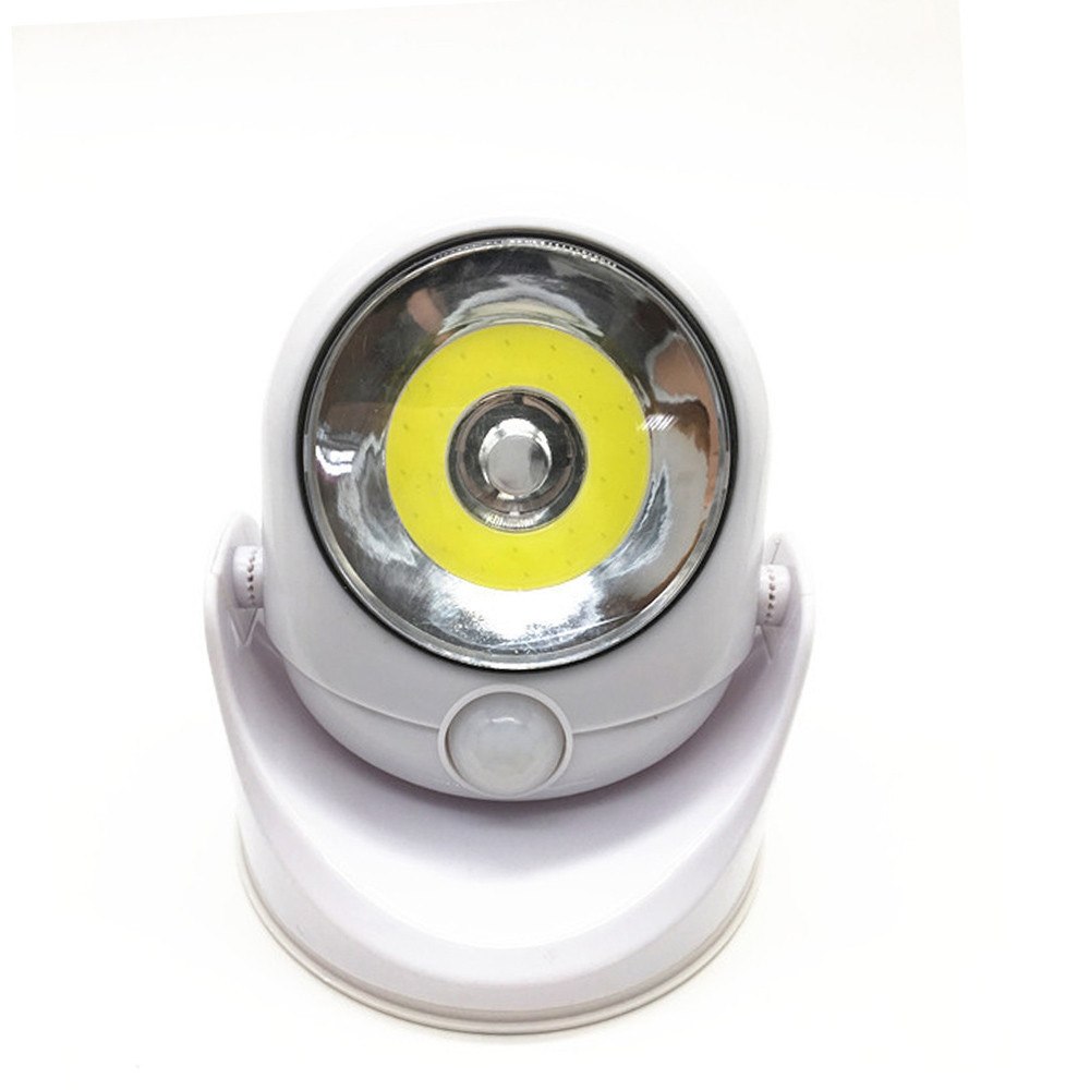 Lampa LED Solarna z Czujnikiem Ruchu, 450 lm, Regulacja 360°, Do Użytku Wewnętrznego i Zewnętrznego