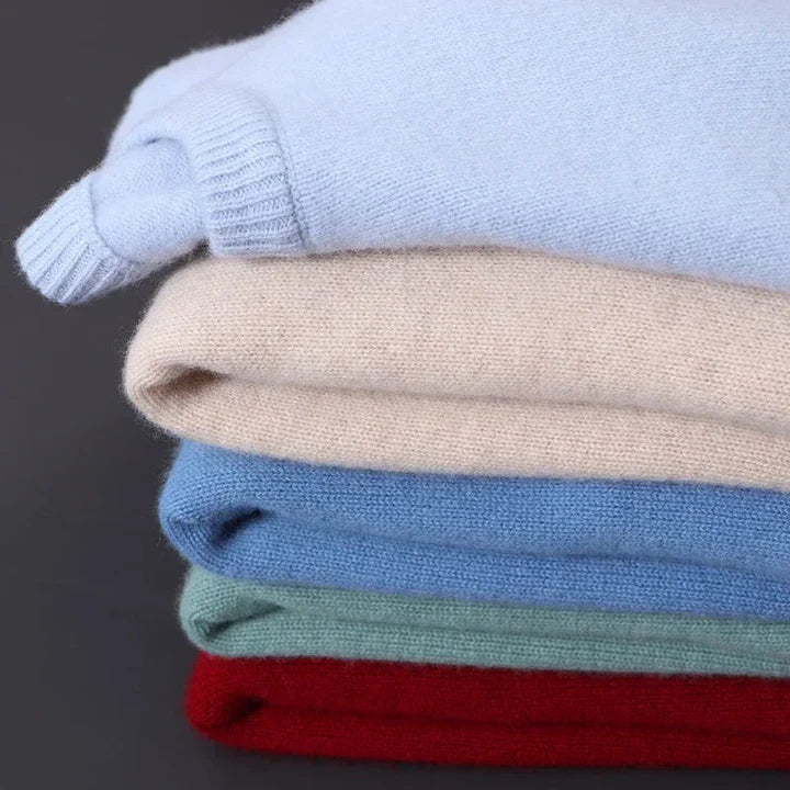 Klasyczny sweter męski z kaszmiru premium – luksusowa dzianina dla wymagającego mężczyzny – idealna na stylowy odpoczynek i wyjątkowy komfort każdego dnia