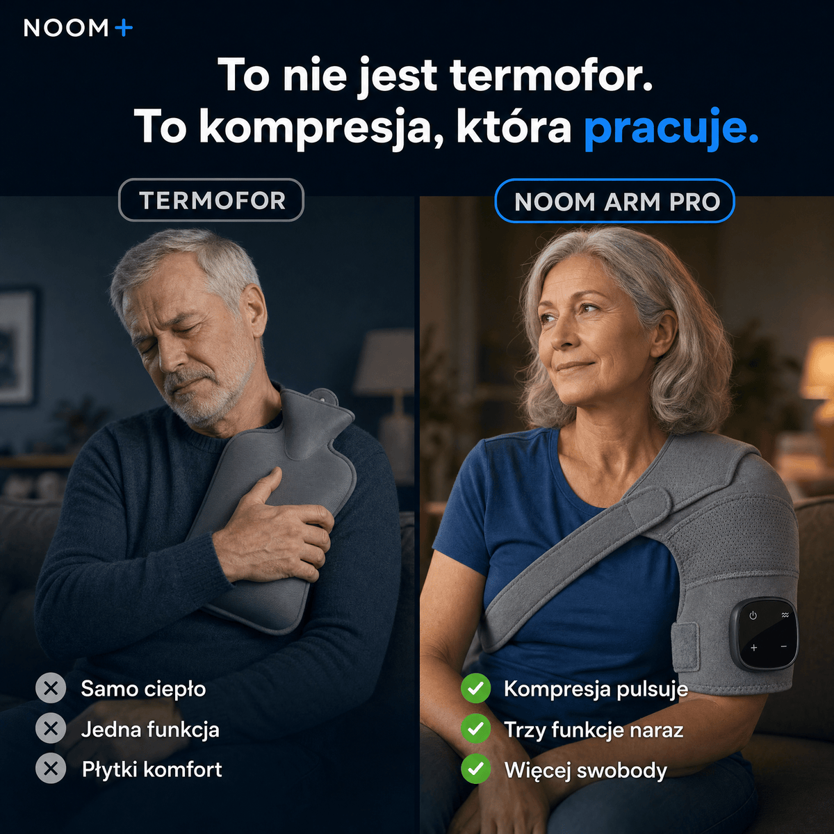Masażer Barku z Funkcją Kompresji | Ulga w Bólu i Relaks dla Domu i Biura