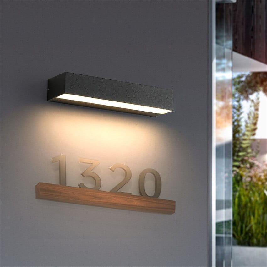 Nowoczesna lampa ścienna LED Luminous Bar do zastosowań użytkowych – aluminium, szkło użytkowe, 3 rozmiary