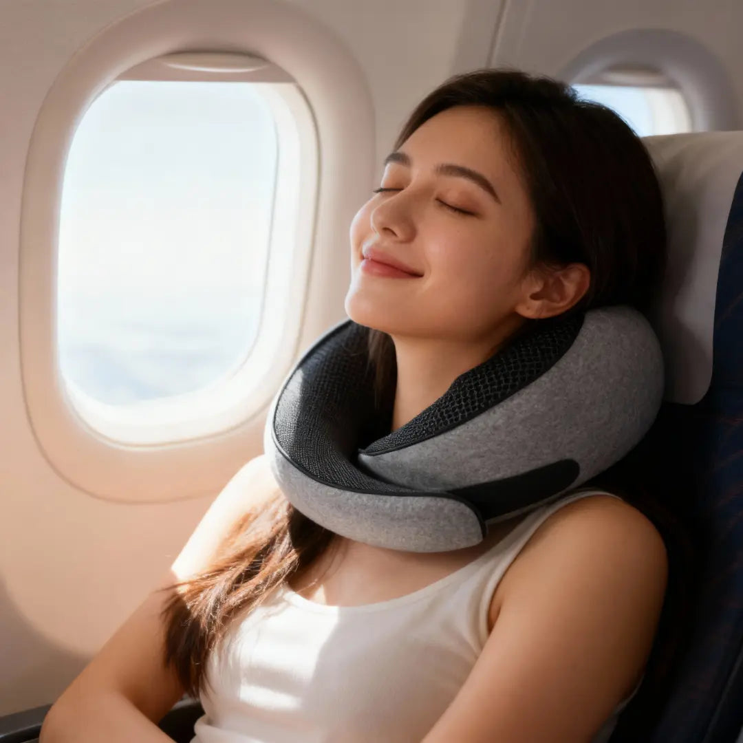 Poduszka Podróżna na Szyję z Ergonomicznym Wsparciem | Idealna dla Komfortu w Podróży