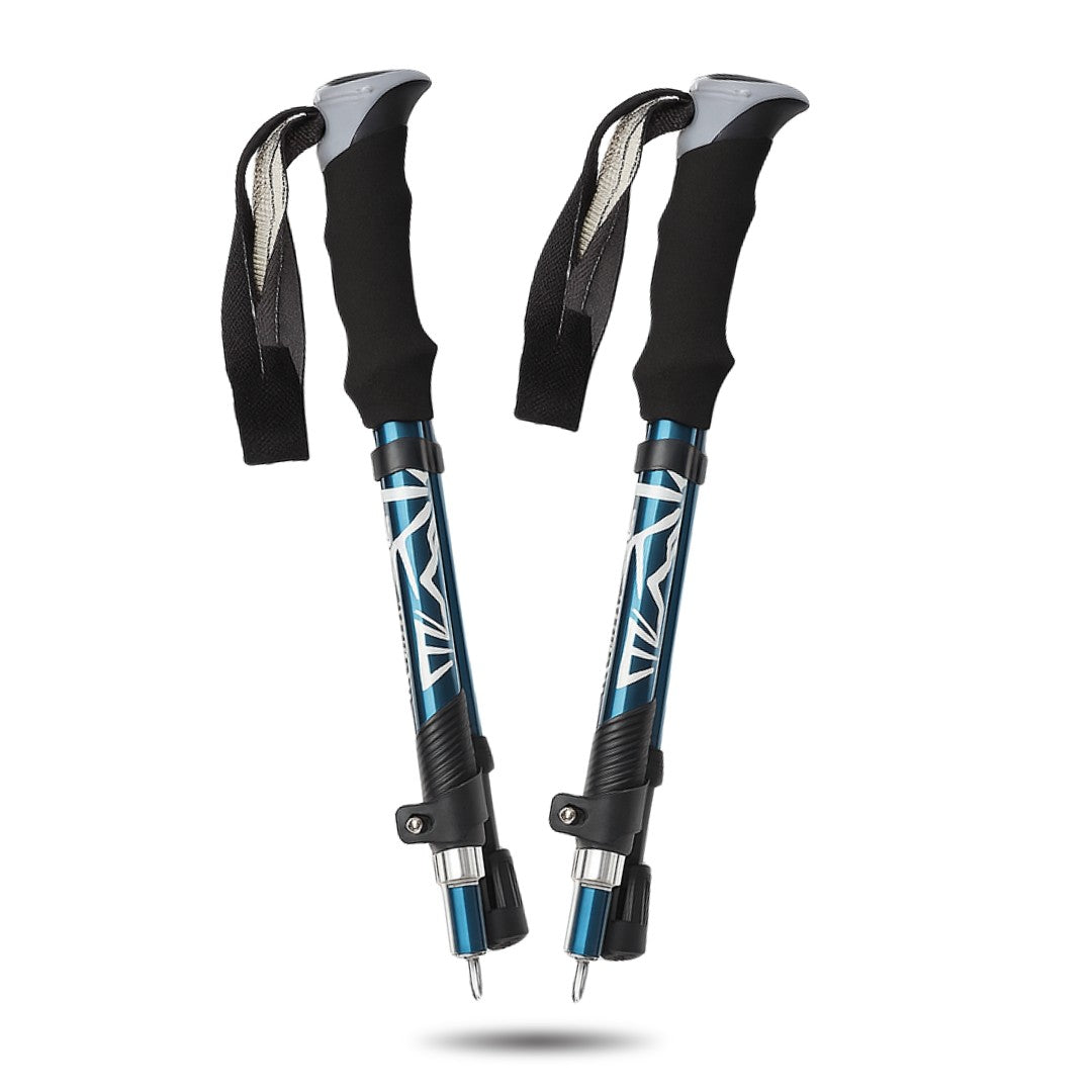 Składane kijki do Nordic Walking z ergonomicznym uchwytem – lekkie i kompaktowe