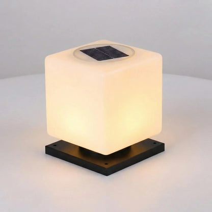 Solarna Lampa Ogrodowa LED w Kształcie Kostki