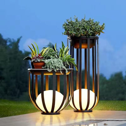 Solarna lampa ogrodowa LED – nowoczesna, wolnostojąca lampa ogrodowa z energooszczędnym oświetleniem