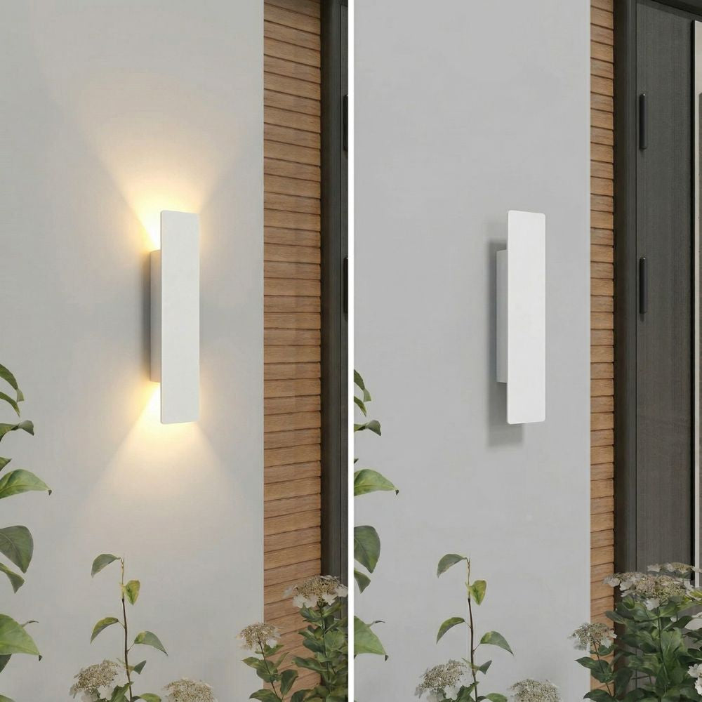 Nowoczesna Lampa Ścienna LED do Ogrodu i Tarasu
