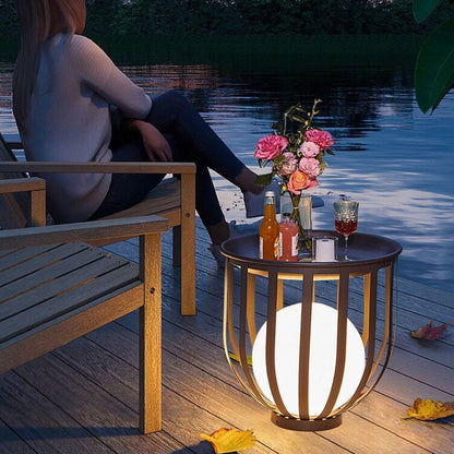 Solarna lampa ogrodowa LED – nowoczesna, wolnostojąca lampa ogrodowa z energooszczędnym oświetleniem