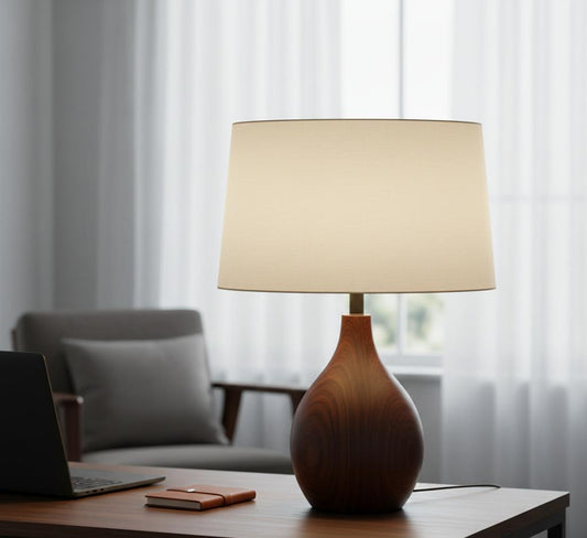 Lampa stołowa retro do biurka i sypialni