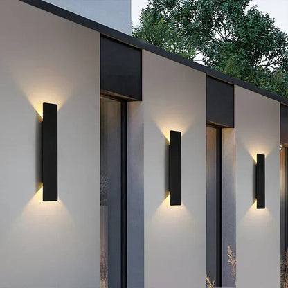 Nowoczesna Lampa Ścienna LED do Ogrodu i Tarasu