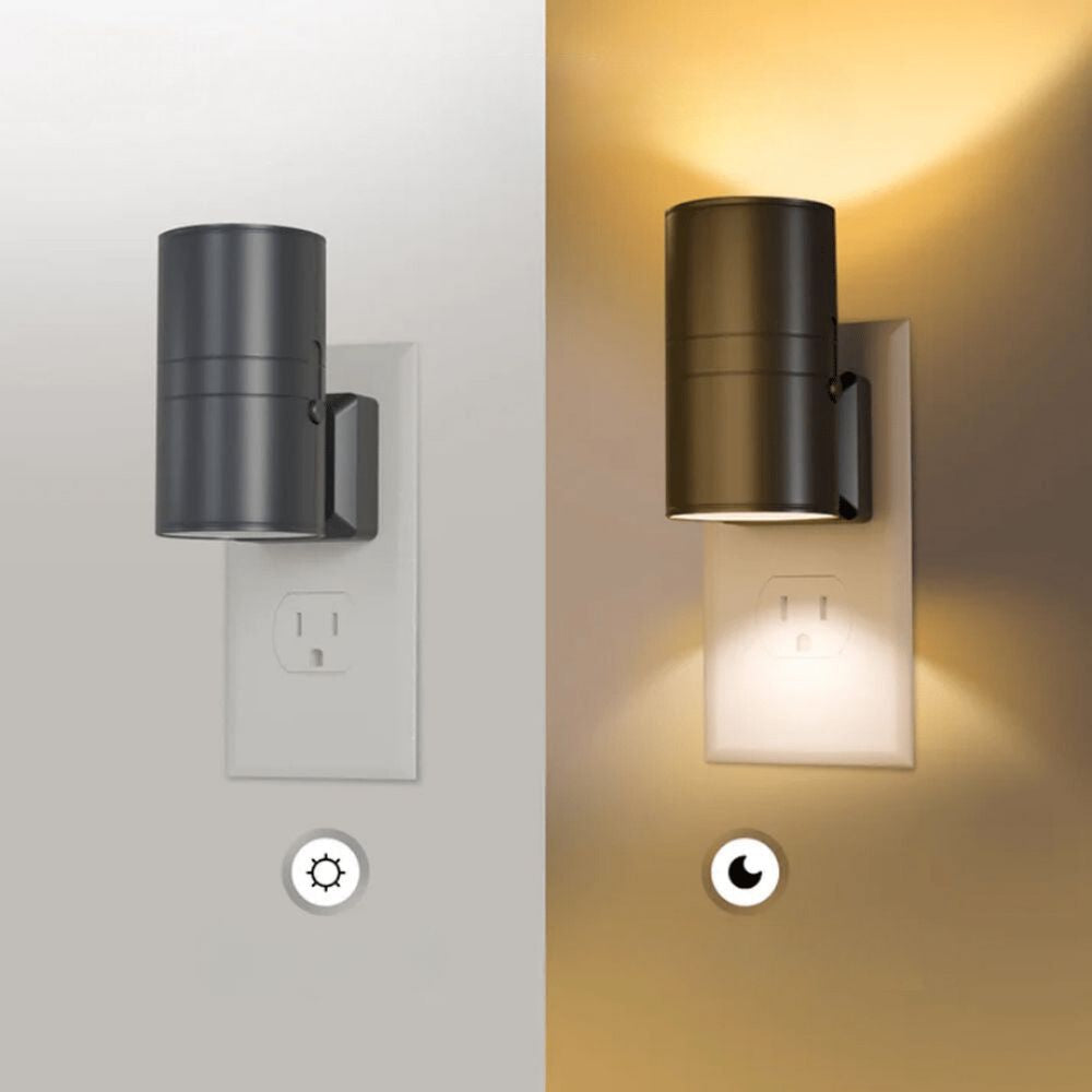 Lampa LED do Gniazdka z Czujnikiem Światła i 2 Trybami Pracy