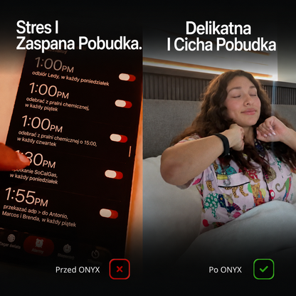 Budzik Wibracyjny z Delikatnymi Wibracjami Cichy Alarm