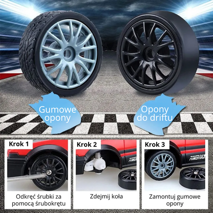 Driftek Zdalnie Sterowane Auto Driftujące z Wysoką Prędkością