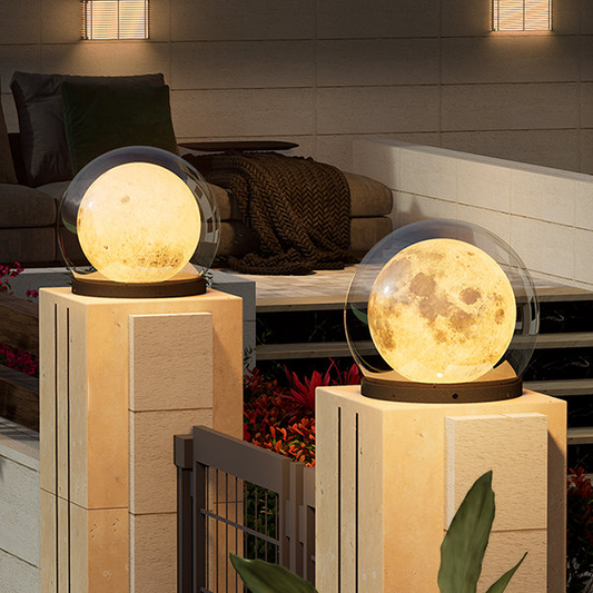 Elegancka Lampa Słoneczna Księżycowa IP65 do Ogrodu – Wodoodporna, Miękkie Światło, Stylowy Design, Różne Rozmiary