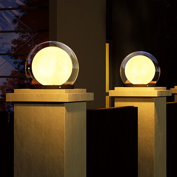 Elegancka Lampa Słoneczna Księżycowa IP65 do Ogrodu – Wodoodporna, Miękkie Światło, Stylowy Design, Różne Rozmiary