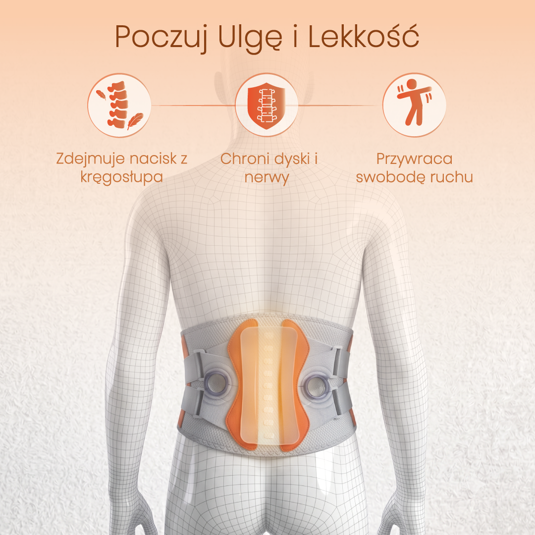Profesjonalny Pas Terapeutyczny Na Ból Odcinka Ledźwiowego