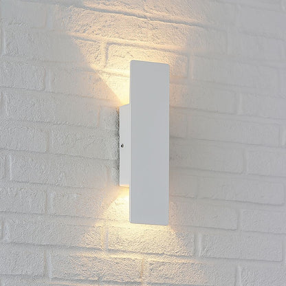 Eleganckie Białe Kinkiety LED do Oświetlenia Zewnętrznego