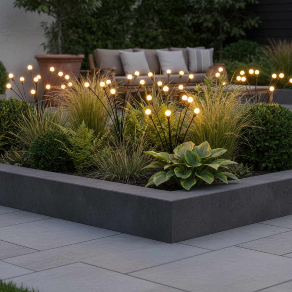 Eleganckie Lampy Ogrodowe | Solar LED Oświetlenie Zewnętrzne IP65 z Wodoodporną Konstrukcją dla Pięknych Przestrzeni