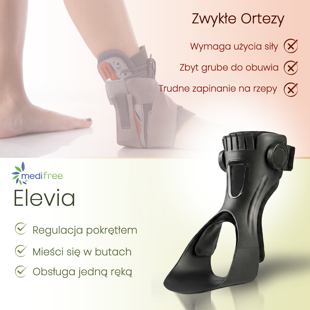 Elewia Korektor Opadającej Stopy Stabilizator Stopy
