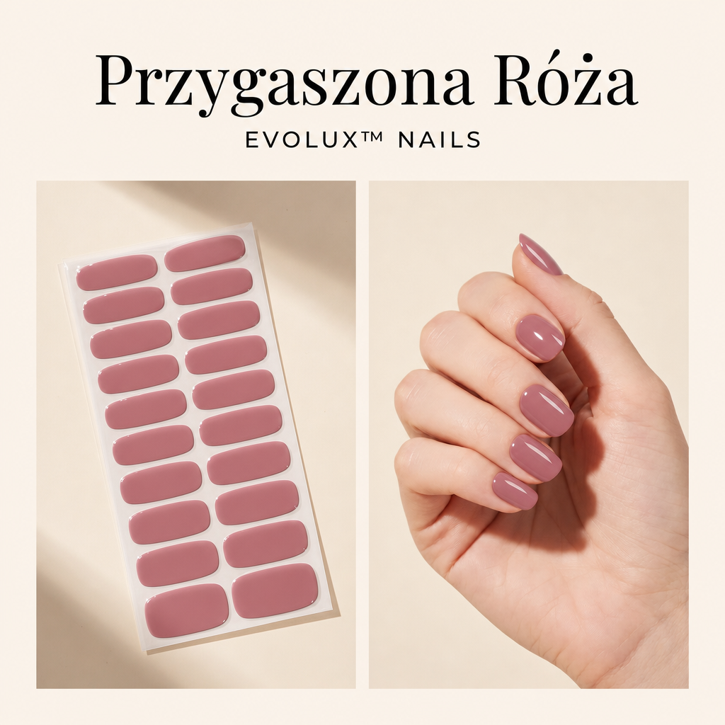 Evolux Nails | Żelowe Paznokcie z Efektem Lustrzanym | Trwałe i Eleganckie Wykończenie