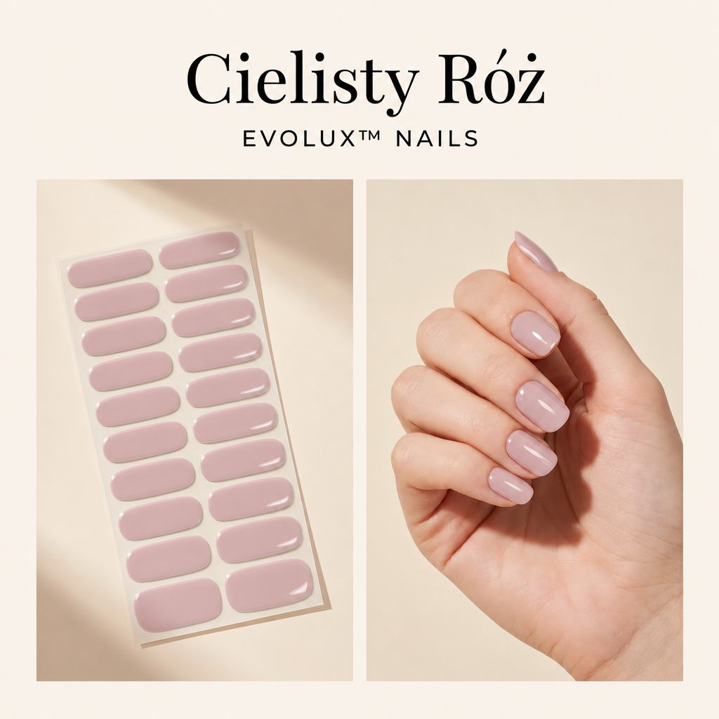 Evolux Nails | Żelowe Paznokcie z Efektem Lustrzanym | Trwałe i Eleganckie Wykończenie