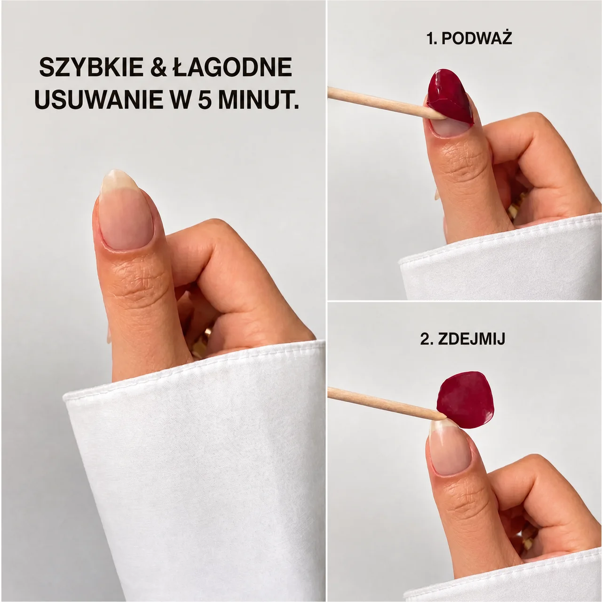 Evolux Nails | Żelowe Paznokcie z Efektem Lustrzanym | Trwałe i Eleganckie Wykończenie