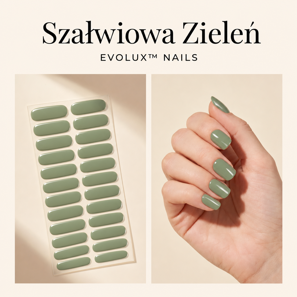 Evolux Nails | Żelowe Paznokcie z Efektem Lustrzanym | Trwałe i Eleganckie Wykończenie