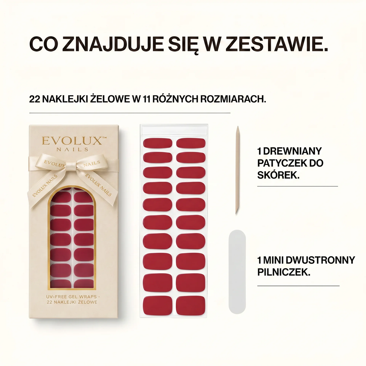 Evolux Nails | Żelowe Paznokcie z Efektem Lustrzanym | Trwałe i Eleganckie Wykończenie