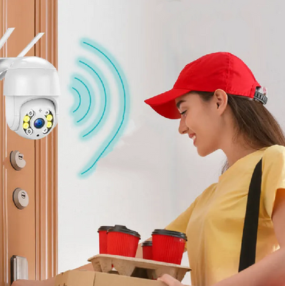 Inteligentna Kamera 4K PTZ z Automatycznym Śledzeniem i WiFi – Pogodoodporna, Wysoka Rozdzielczość 8MP, Pełny Monitoring