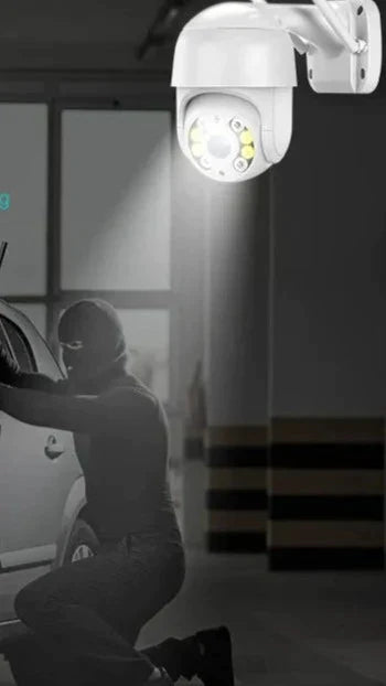 Inteligentna Kamera 4K PTZ z Automatycznym Śledzeniem i WiFi – Pogodoodporna, Wysoka Rozdzielczość 8MP, Pełny Monitoring