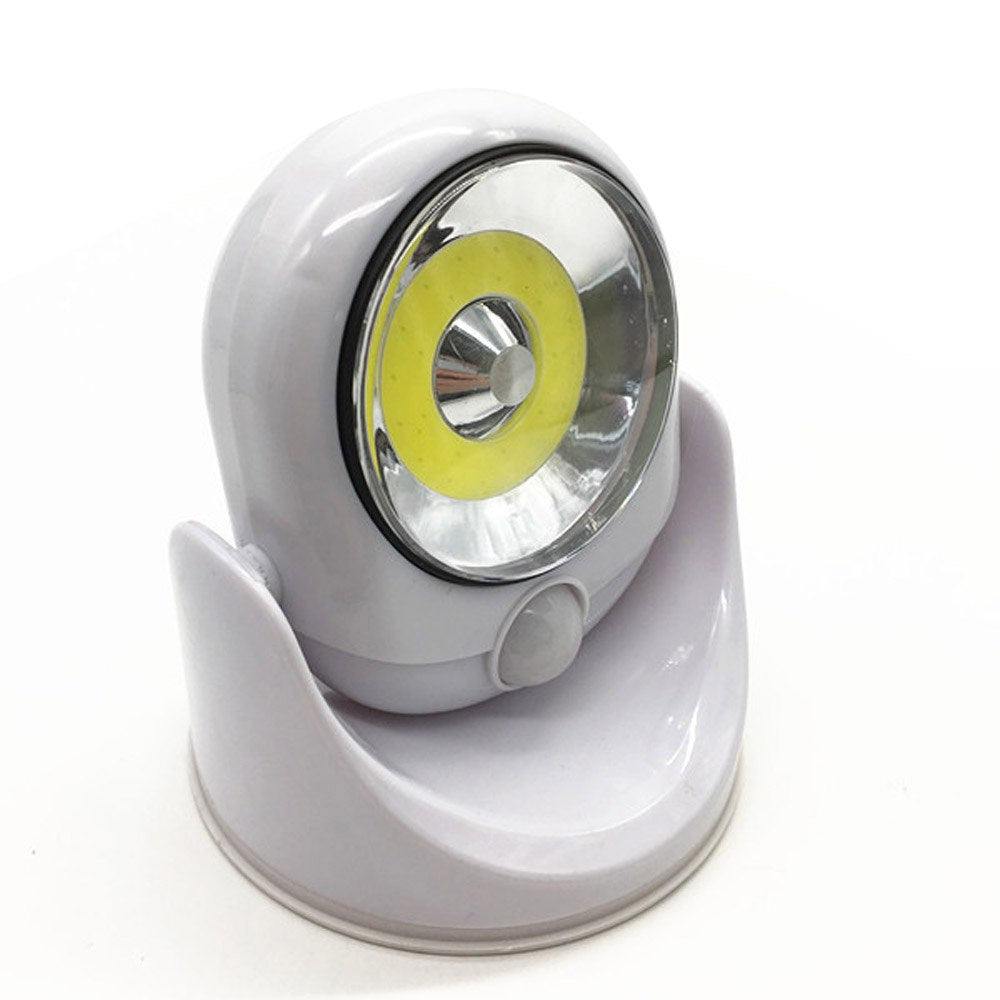 Lampa LED Solarna z Czujnikiem Ruchu, 450 lm, Regulacja 360°, Do Użytku Wewnętrznego i Zewnętrznego