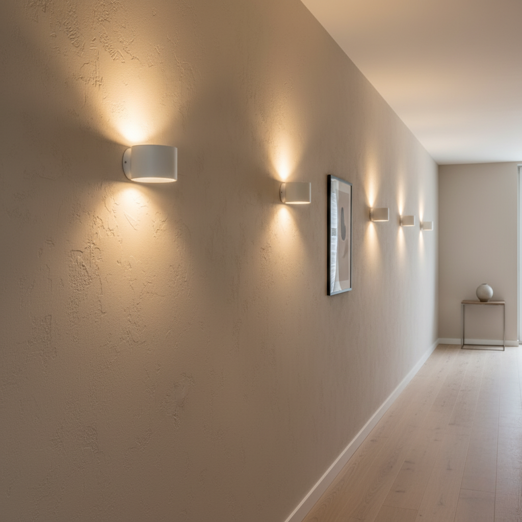 Kinkiet LED 360° z Regulacją Jasności | Nowoczesne Kinkiety Ścienne do Sypialni i Salonu