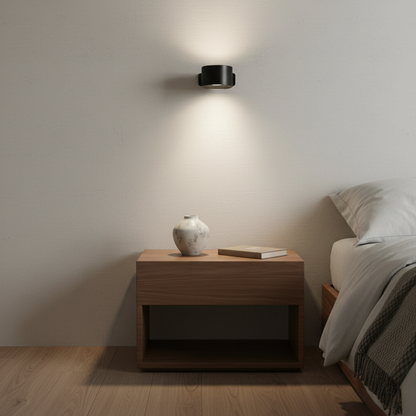 Kinkiet LED 360° z Regulacją Jasności | Nowoczesne Kinkiety Ścienne do Sypialni i Salonu
