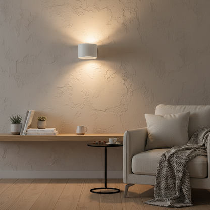 Kinkiet LED 360° z Regulacją Jasności | Nowoczesne Kinkiety Ścienne do Sypialni i Salonu