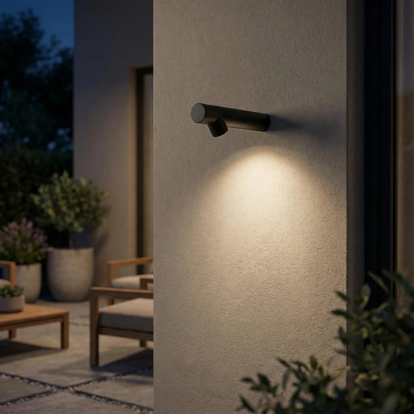 Kinkiet Zewnętrzny LED z Odpornością na Warunki Atmosferyczne – Minimalistyczny Design ze Stali Nierdzewnej