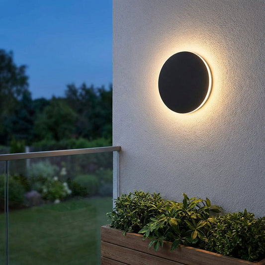 Kinkiet Zewnętrzny Okrągły LED IP65 ze Stali Nierdzewnej – 13 cm