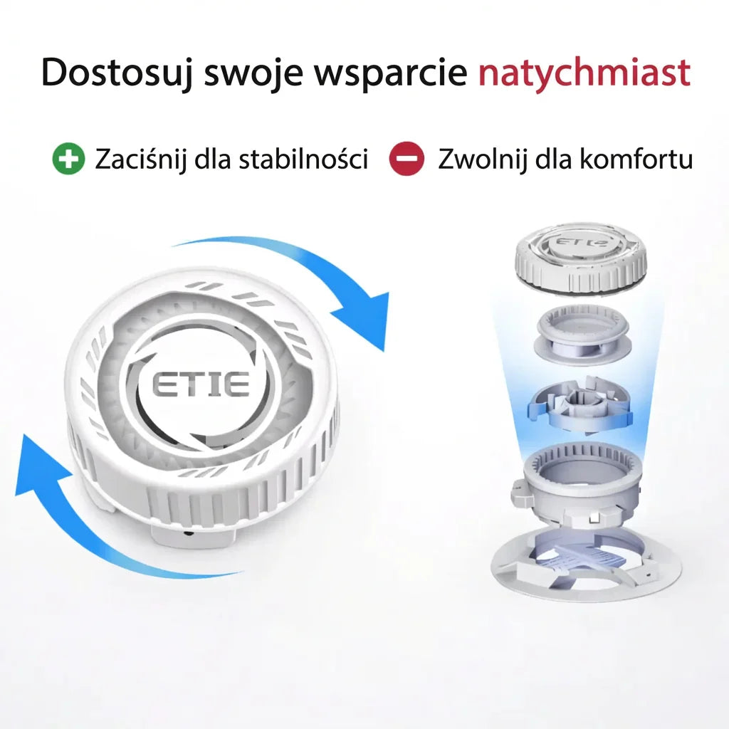 Knevro™ | Stabilizująca Orteza Kolana z Systemem Smart Knob | Wsparcie i Komfort dla Aktywności Sportowych
