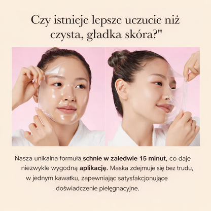 Kobieta Peel-Off Maska Nocna z Kwasem Kojowym i Kurkumą do Twarzy