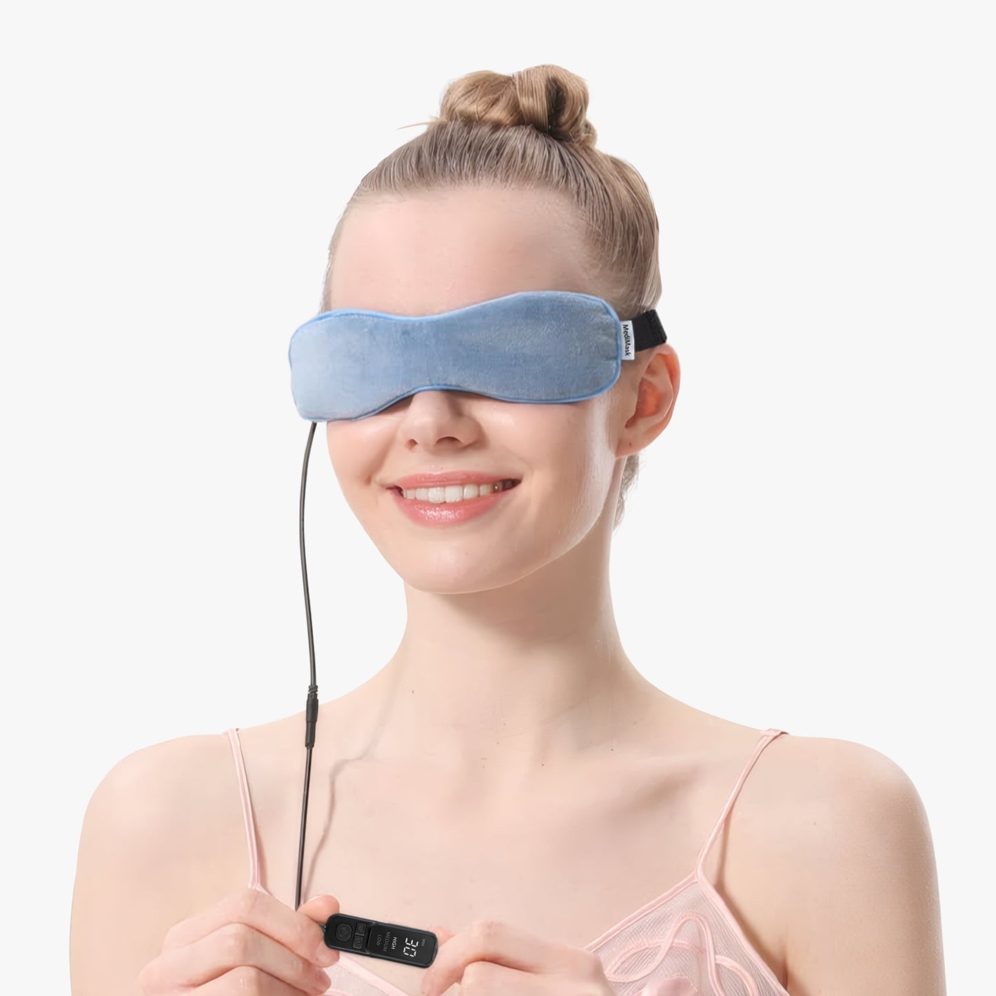Kobieta's Podgrzewana Maska na Oczy do Spania z Bawełny USB