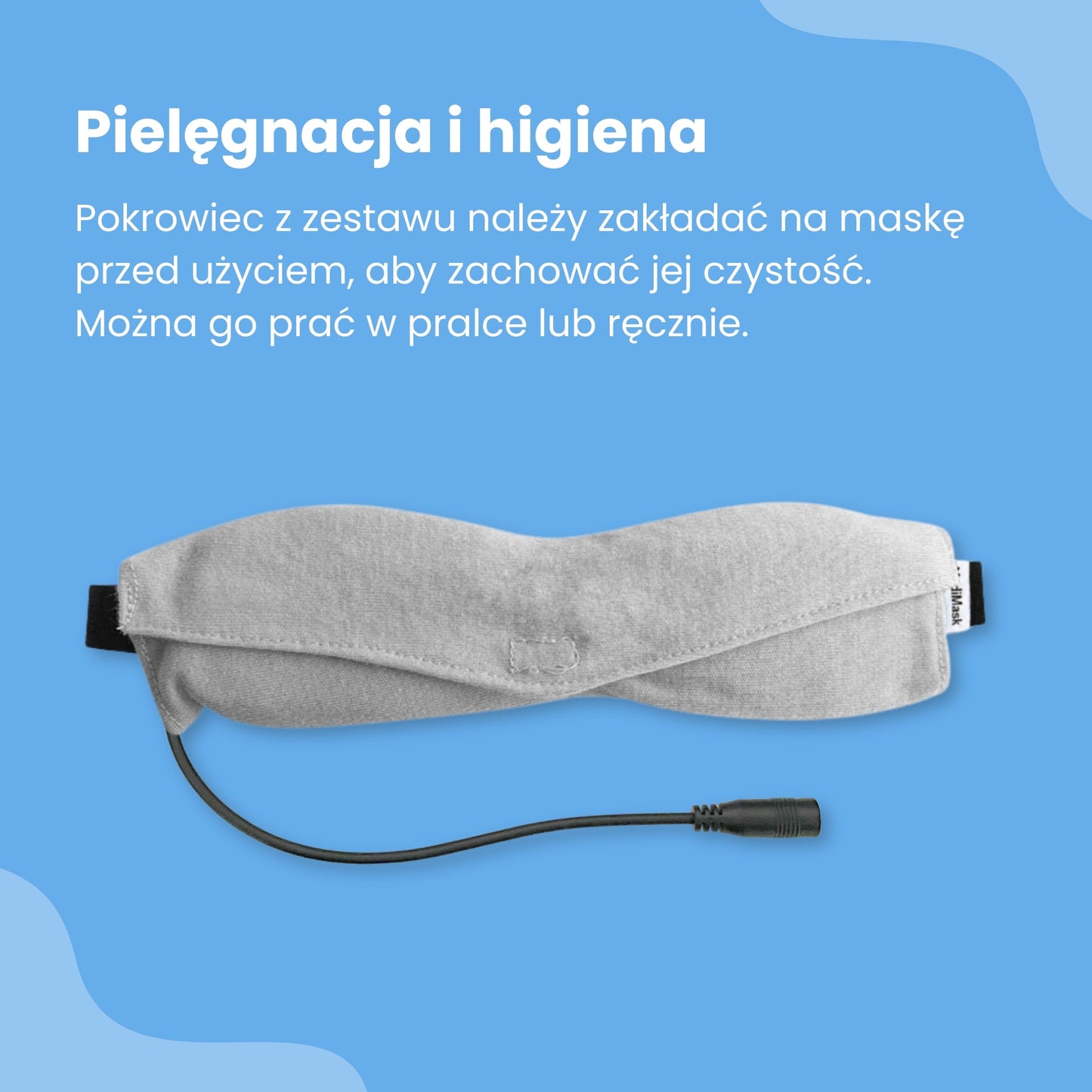 Kobieta's Podgrzewana Maska na Oczy do Spania z Bawełny USB