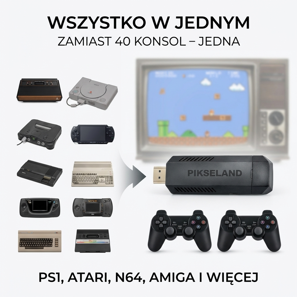 Konsola Retro do Gier z 58000 Tytułami