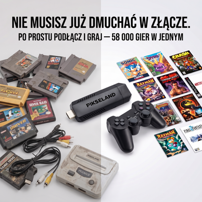 Konsola Retro do Gier z 58000 Tytułami