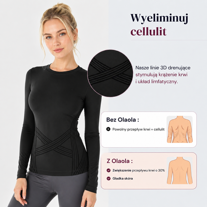 Koszulka Modelująca 3D z Długim Rękawem | Wysokiej Jakości Materiał dla Komfortu i Stylu
