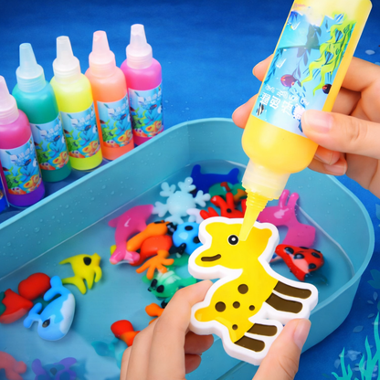 Kreatywny Zestaw Magic Water | Sensoryczna Zabawka do Tworzenia Kolorowych Figurek