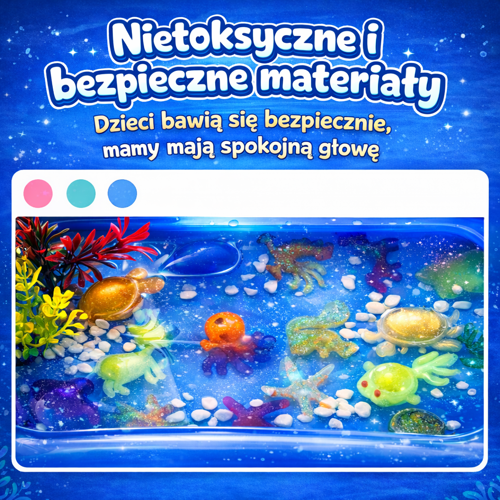 Kreatywny Zestaw Magic Water | Sensoryczna Zabawka do Tworzenia Kolorowych Figurek