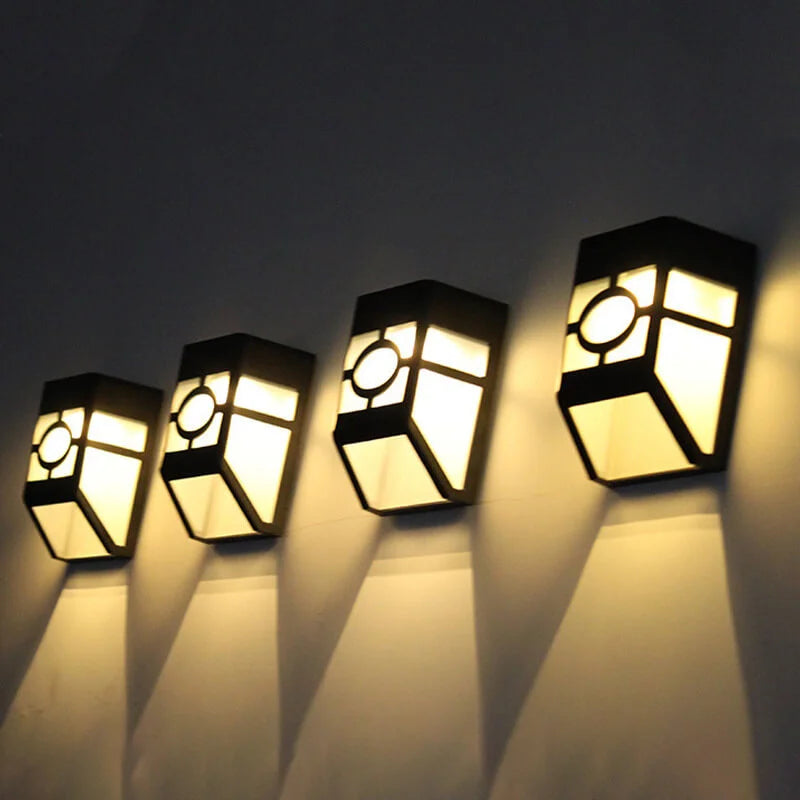 Lampa Ogrodowa LED na Energii Słonecznej, Elegancka Wodoodporna Konstrukcja do Oświetlenia Zewnętrznego