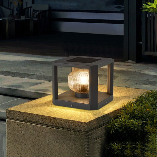 Lampa Ogrodowa Solar Lume – Nowoczesna, Elegancka Lampa Stojąca do Oświetlenia Ogrodu i Tarasu, Odporna na Warunki Atmosferyczne