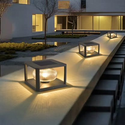 Lampa Ogrodowa Solar Lume – Nowoczesna, Elegancka Lampa Stojąca do Oświetlenia Ogrodu i Tarasu, Odporna na Warunki Atmosferyczne