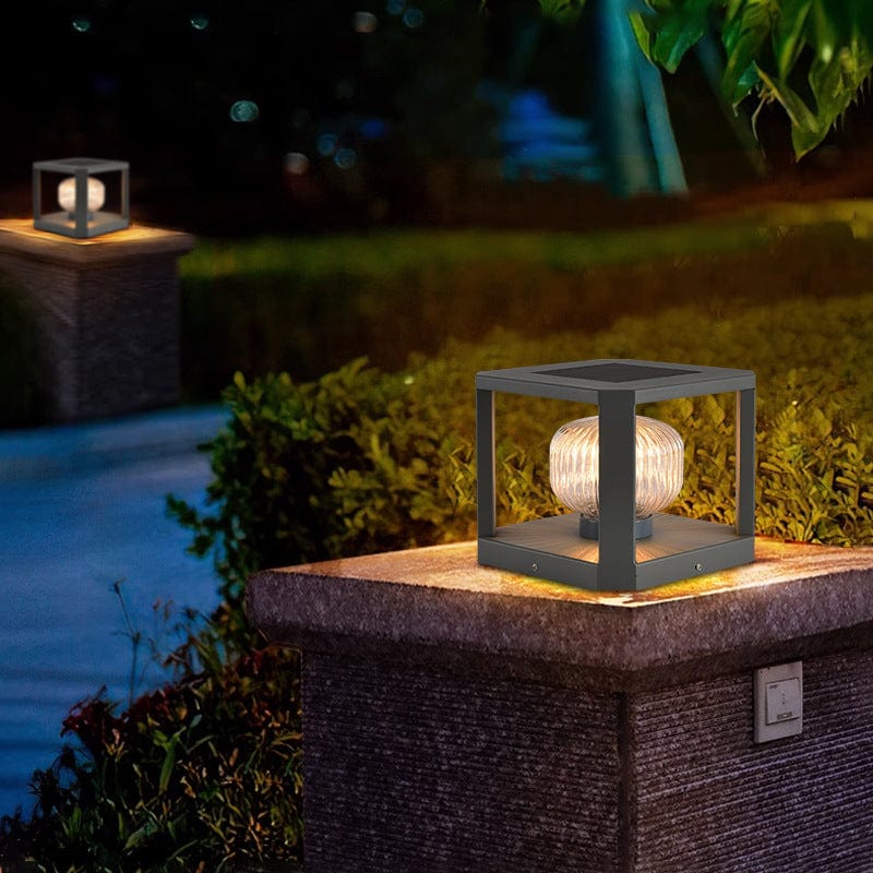 Lampa Ogrodowa Solar Lume – Nowoczesna, Elegancka Lampa Stojąca do Oświetlenia Ogrodu i Tarasu, Odporna na Warunki Atmosferyczne