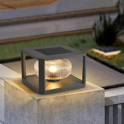 Lampa Ogrodowa Solar Lume – Nowoczesna, Elegancka Lampa Stojąca do Oświetlenia Ogrodu i Tarasu, Odporna na Warunki Atmosferyczne