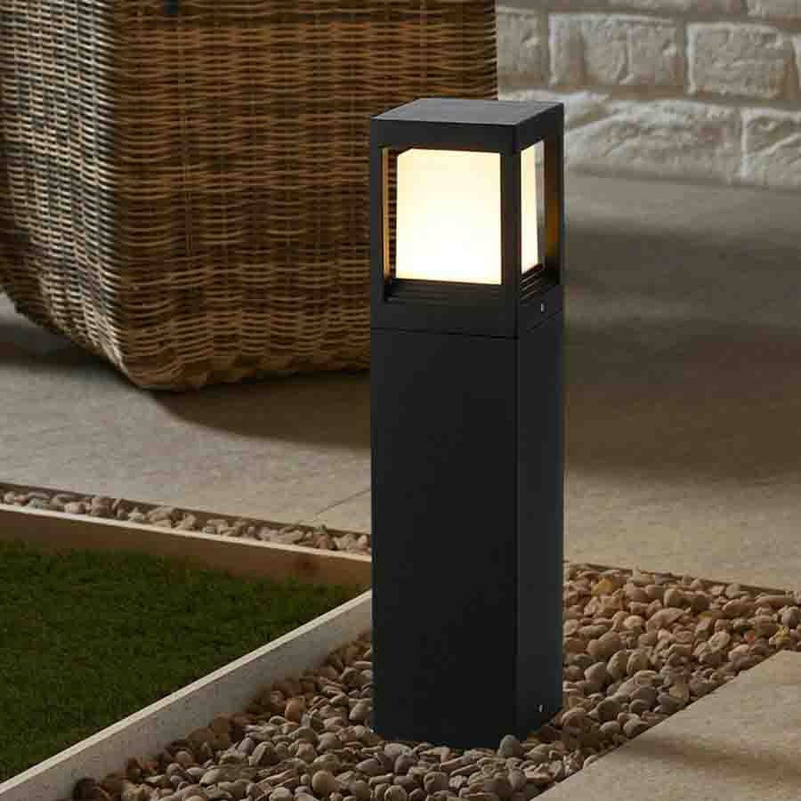 Lampa ogrodowa Nimbus Cube 60 cm zasilana energią słoneczną – ekologiczne oświetlenie LED, nowoczesny design